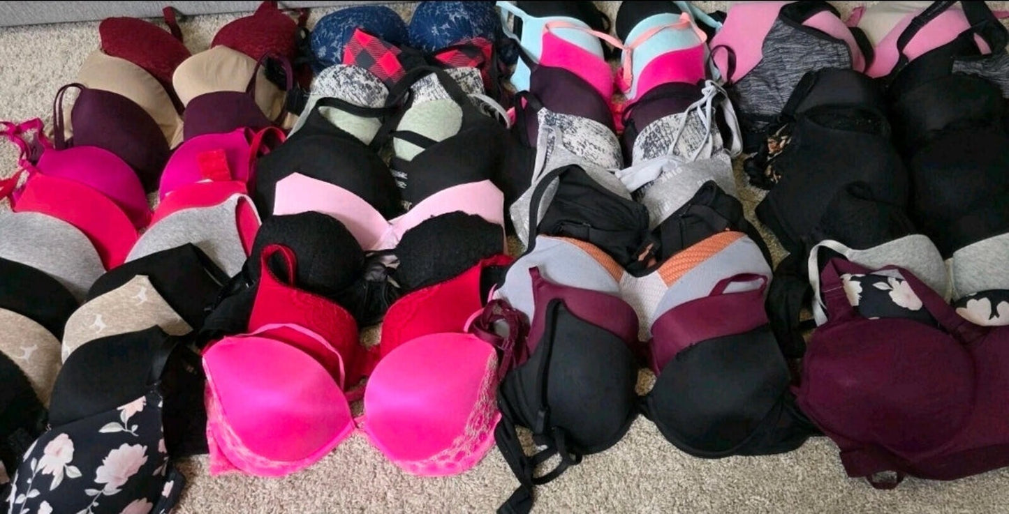 Victoria’s Secret/ PINK bulk bras lot 13 Lb Push Up Wireless Demi Reseller LOT