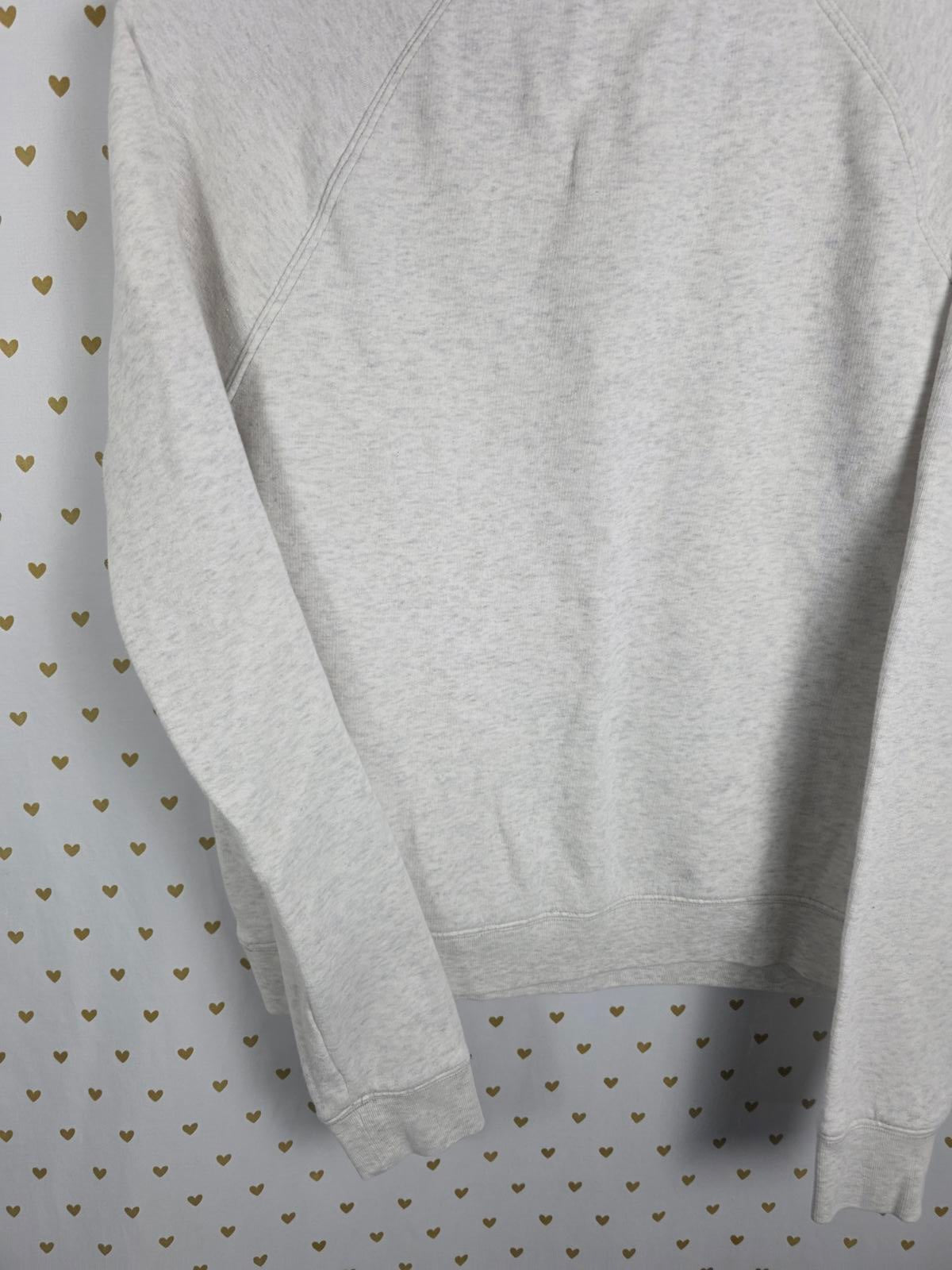 Victorias Secret Pink Crew Sweater Lace Front Detail SMALL