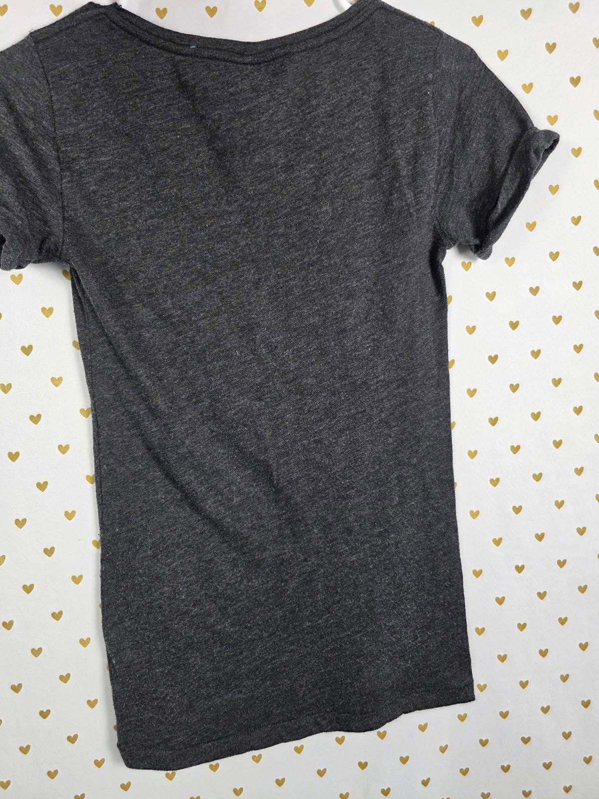 Victorias Secret PINK VINTAGE HTF Cheetah Leopard Tee Shirt V Neck Heart XS