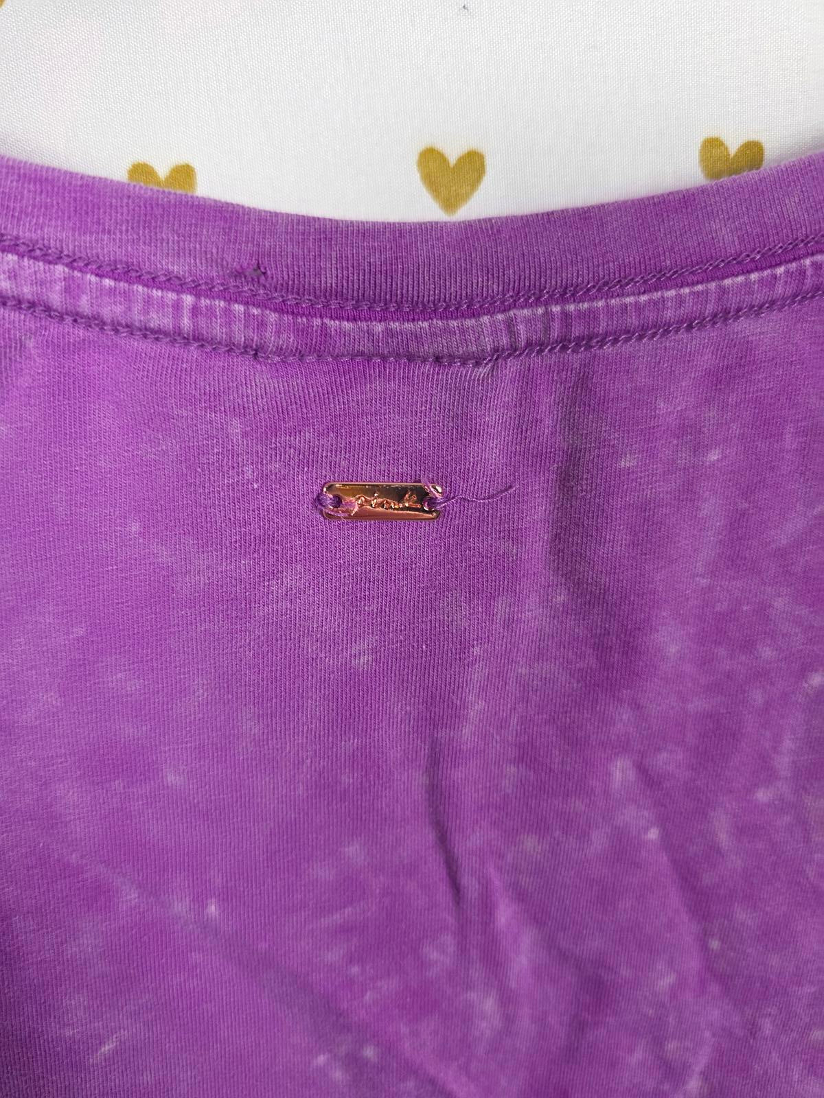Victorias Secret PINK Purple Cinched T Shirt Dress Sleeveless Medium