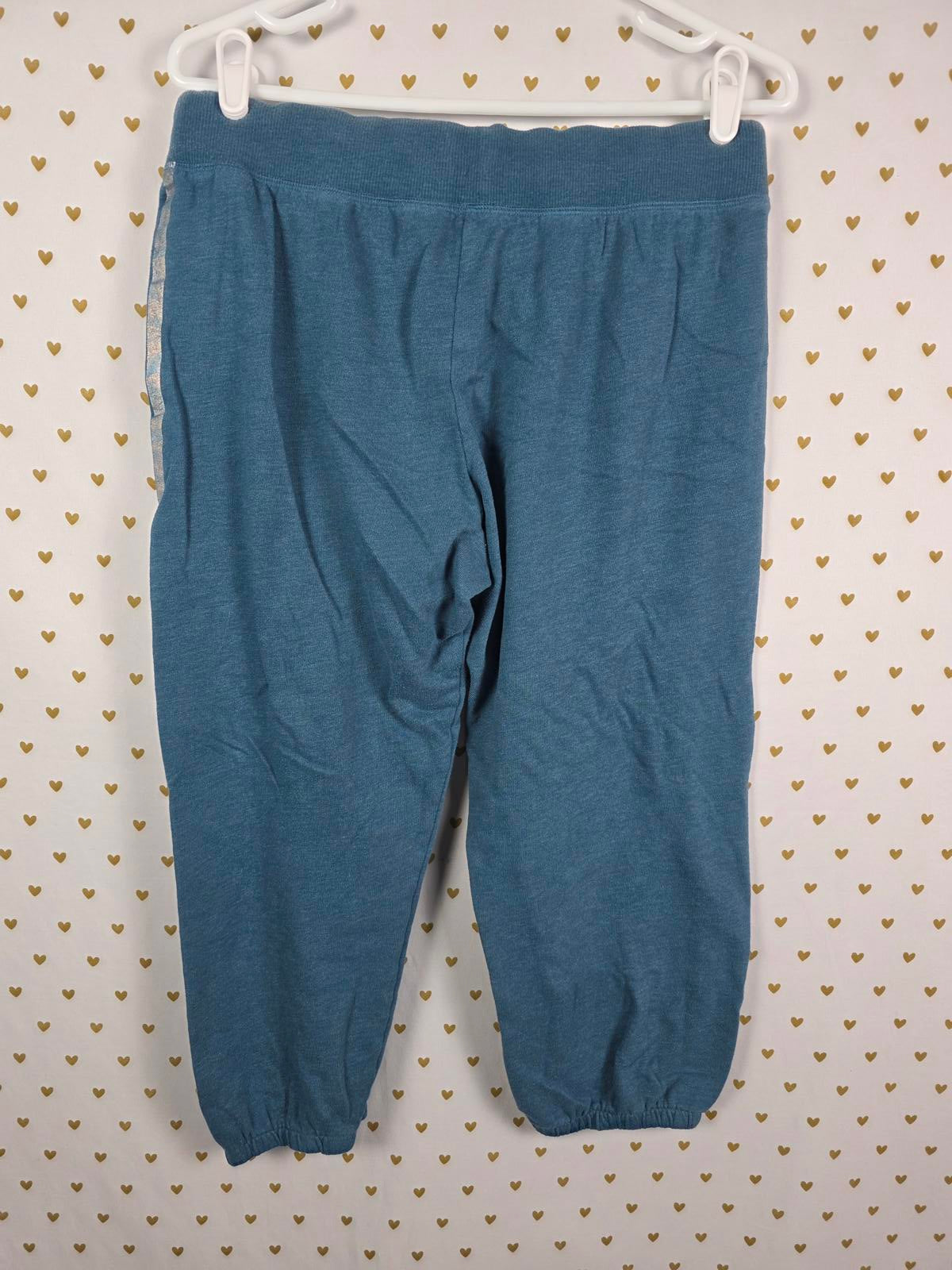 Victorias Secret ANGEL Blue Tapered Capri Joggers sweats sweatpants MEDIUM