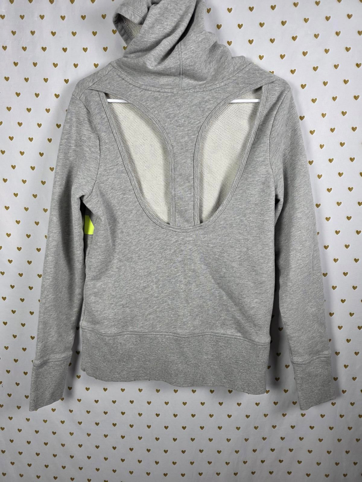 Victorias Secret VSX Open Back Hoodie Sweater Pullover Active SPORT Top Small