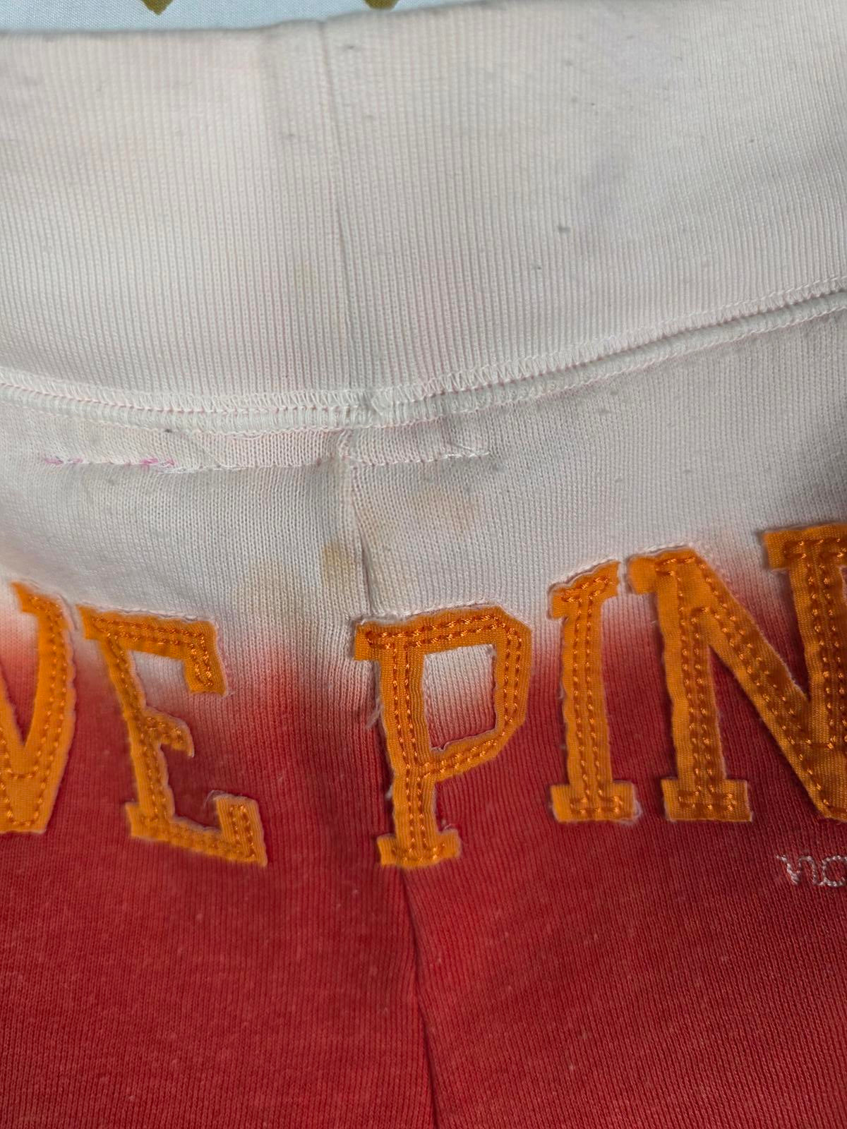 Victorias Secret PINK RARE NEW Sweat Shorts Gradient Sweats TAG Logo Butt MEDIUM