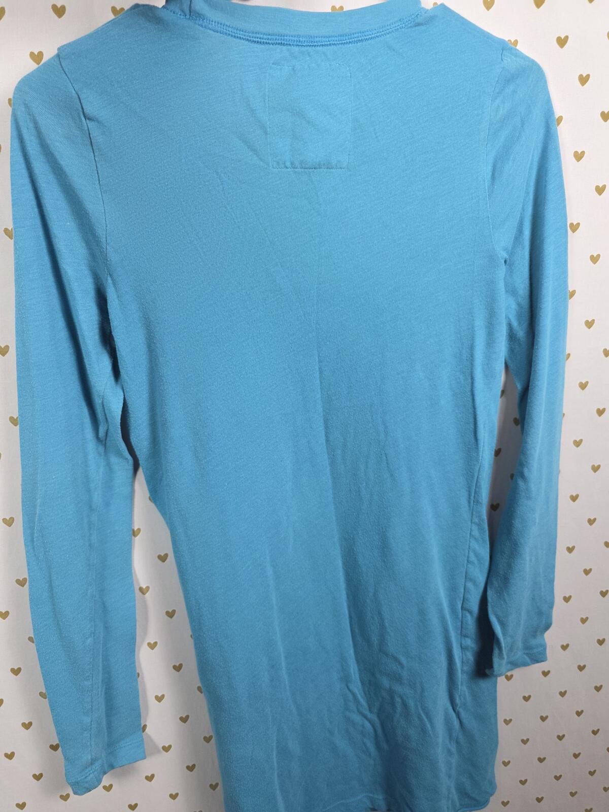Victorias Secret PHI BETA PINK Long Sleeve Nightigown Sleep Dress Y2k Vintage SM