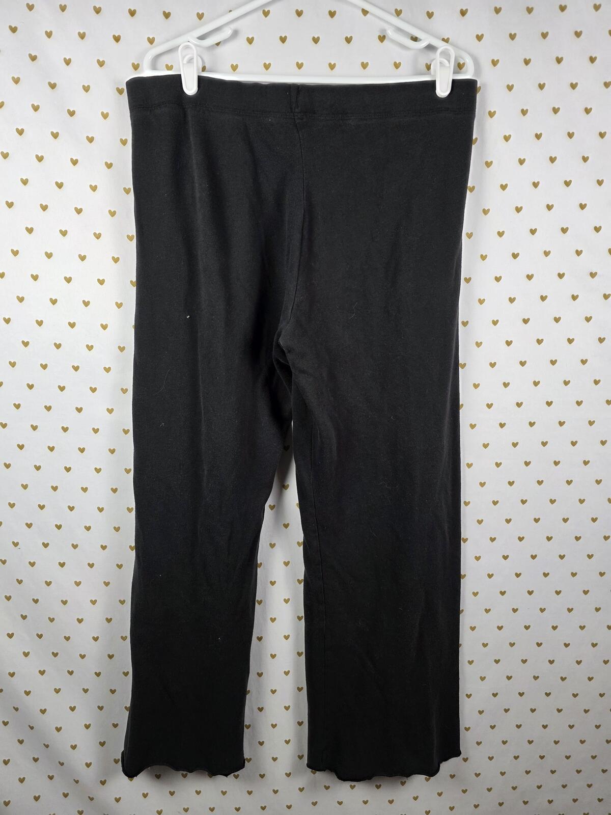 Victorias Secret LOVE ANGEL VS Bling Sweats Sweatpants MEDIUM Flare Black