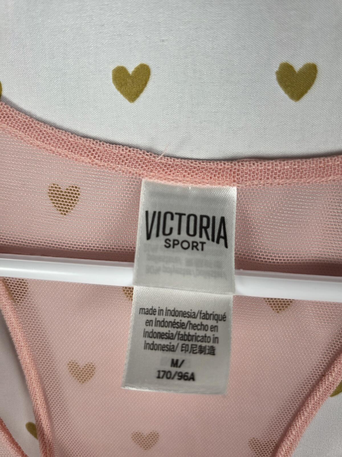 Victorias Secret SPORT Gradient Ombre Sheer Tank Top Muscle Tee Medium
