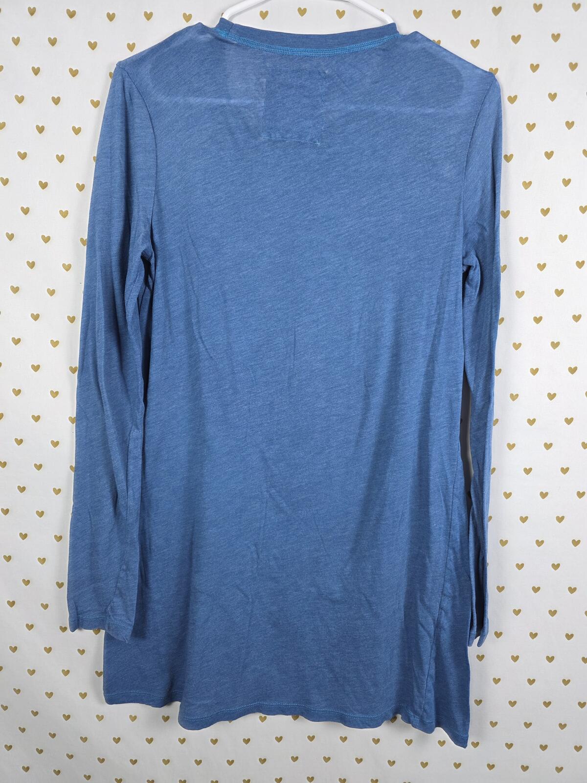 Victorias Secret PHI BETA PINK Long Sleeve Nightgown Sleep Dress Pajama LARGE