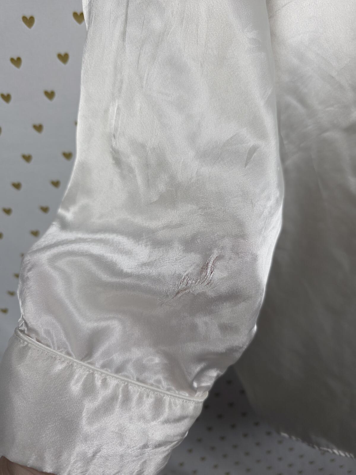 Victorias Secret VINTAGE GOLD LABEL Button Down Nightgown Sleep Dress LARGE