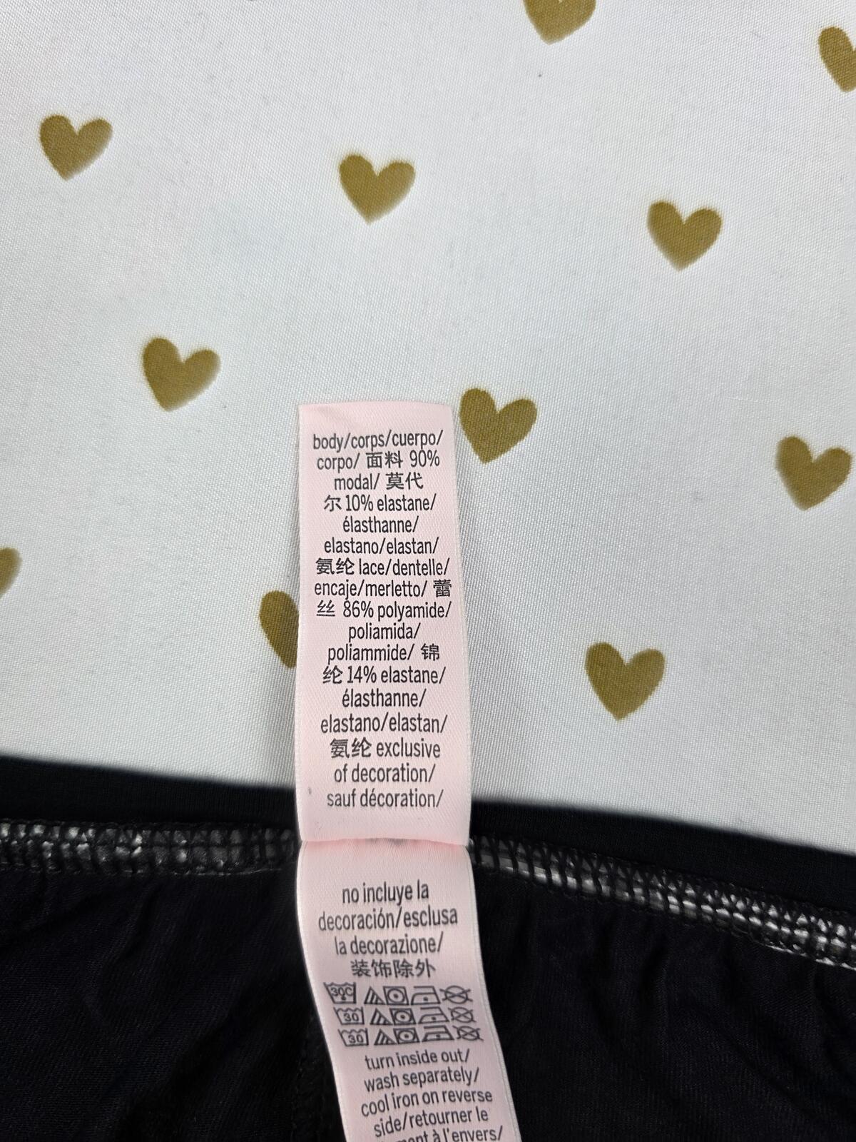 Victorias Secret Black Super Soft 2XL XXL Sleep Shorts Boxers Pajama Bottoms