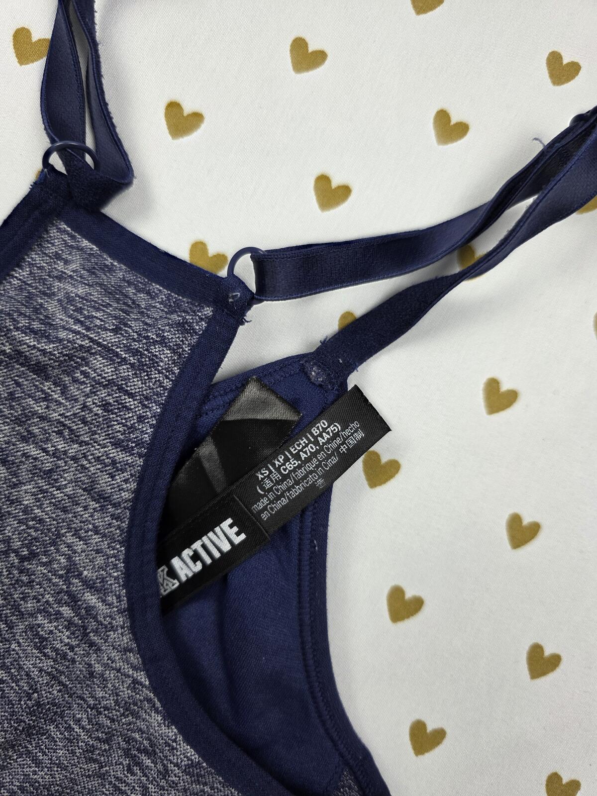 Victorias Secret Pink Active Sports bra XS Bralette Bra Top Tank