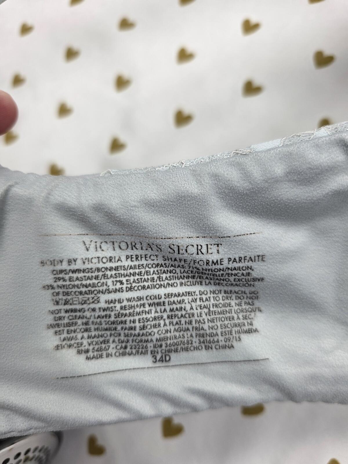 Victoria's Secret Body By victoria perfect Shape Bra 34D