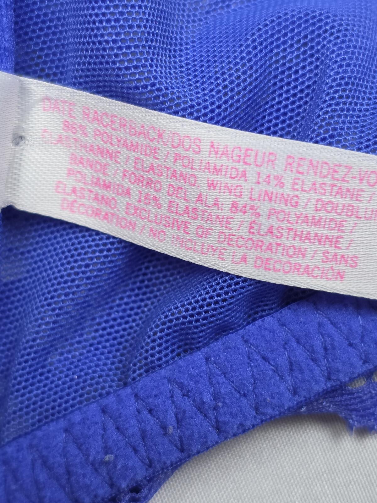 Victorias Secret PINK Front Close Racerback Lace 34A Date Bra