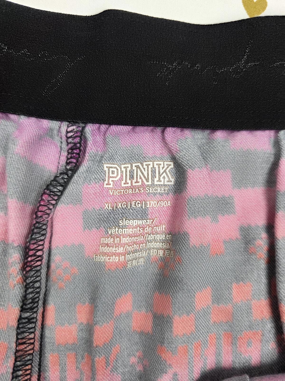 Victorias Secret PINK Rainbow XL Sleep Shorts Boxers Pajama Bottoms