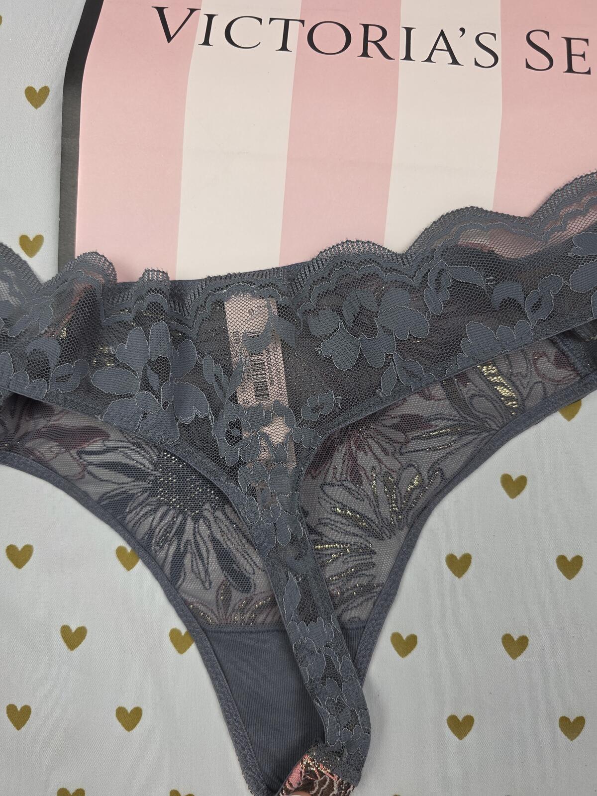 Victorias Secret NEW NWT Dream Angels Shimmer Shine Thong Medium