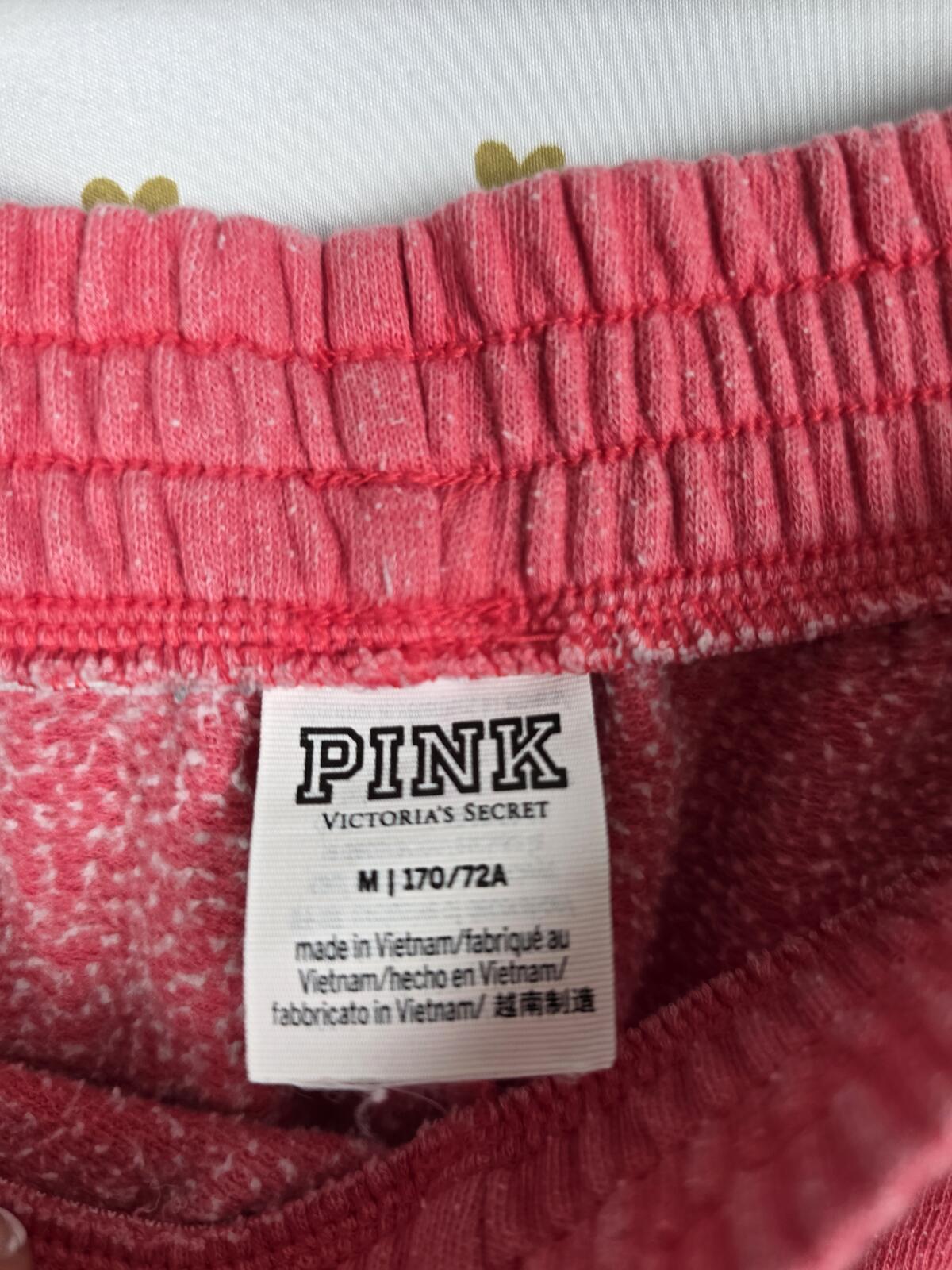 Victorias Secret PINK Vintage Style Soft Joggers Sweatpants Sweats MEDIUM