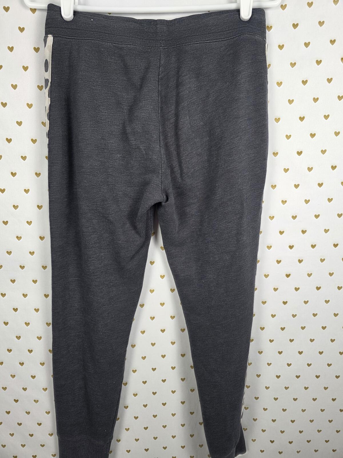 Victorias Secret PINK Leopard Cheetah Sweats Sweatpants Grey MEDIUM
