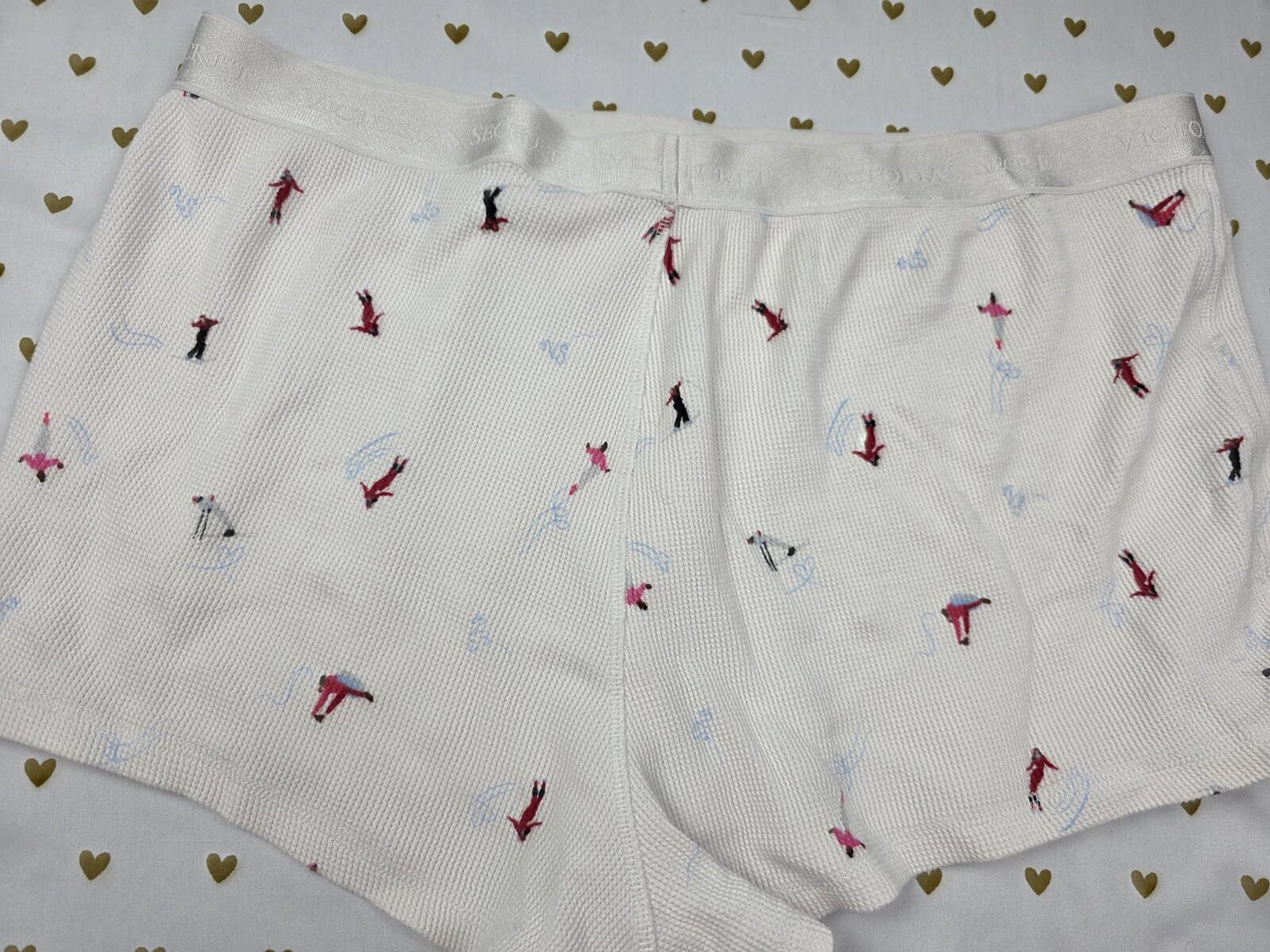 Victorias Secret XL Waffle Thermal Lot of Sleep Shorts Boxers Pajama Bottoms