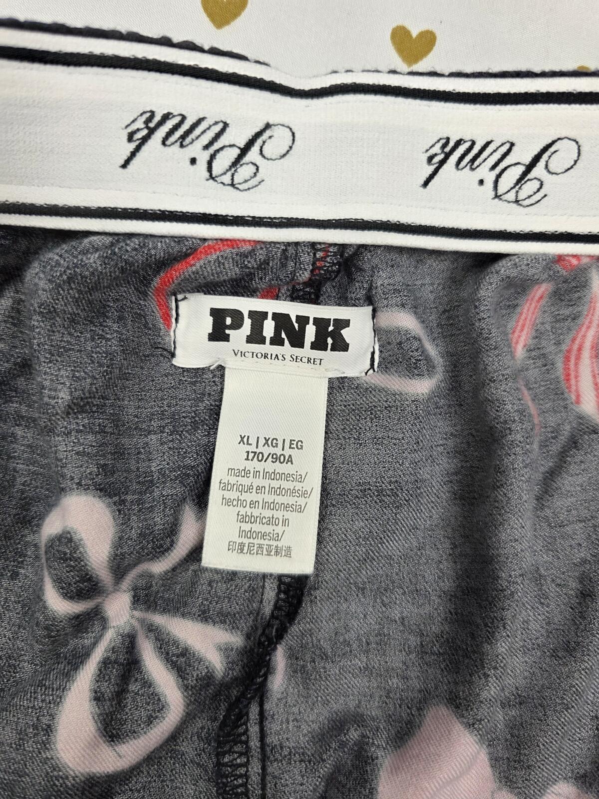 Victorias Secret PINK Silky BOWS XL Sleep Shorts Boxers Pajama Bottoms