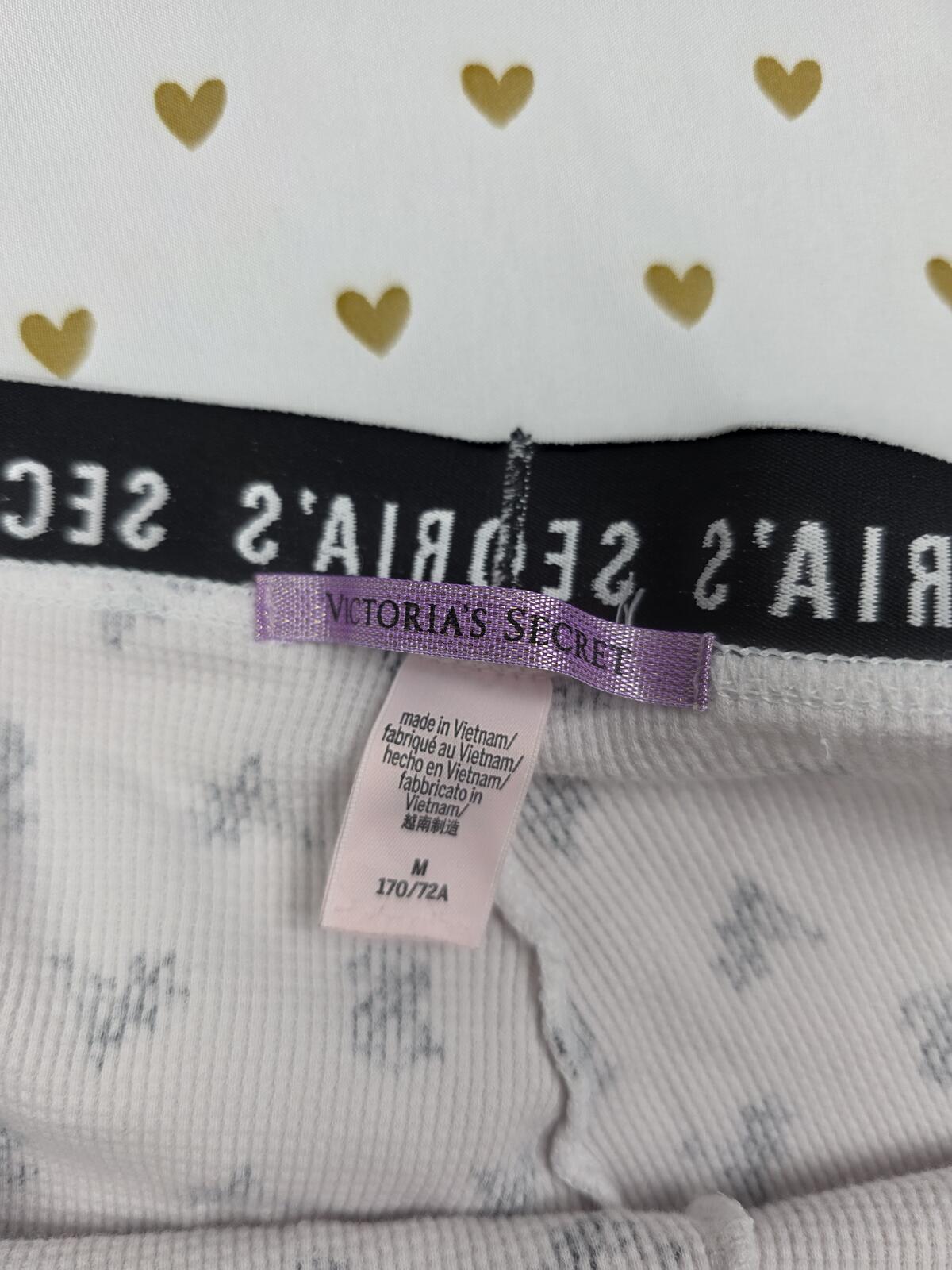 Victorias Secret waffle Thermal tapered sleep pants pajama bottoms MEDIUM