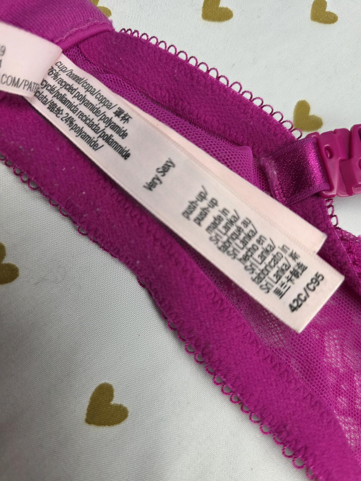 Victorias Secret 42C Very sexy Lace Supportive push up Bra