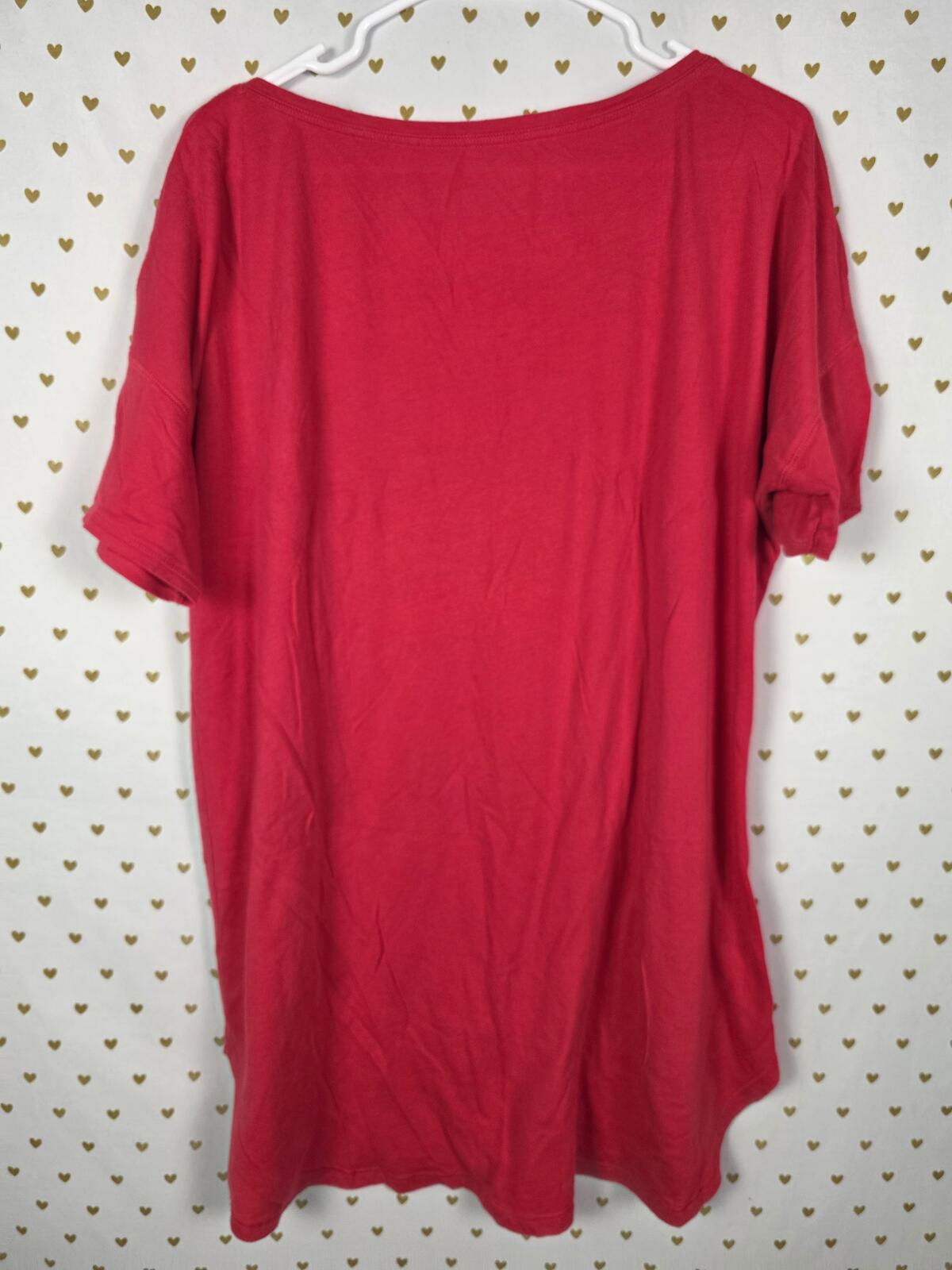 Victorias Secret LOVE IN THE USA Nightgown Sleep Shirt Dress Pajama PJ LARGE