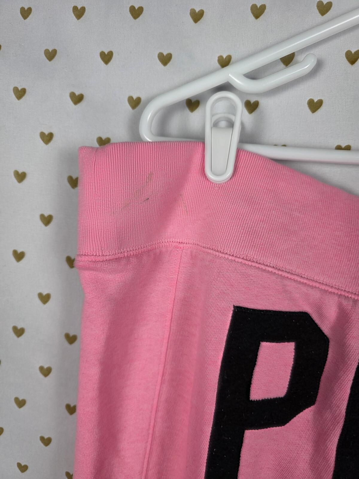 Victorias Secret PINK Vintage Logo butt Sweats Sweatpants MEDIUM Y2k