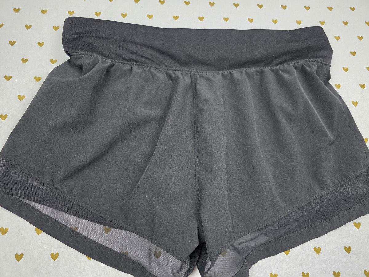 Victorias Secret PINK Active Lined Running Shorts MEDIUM Black Exercise