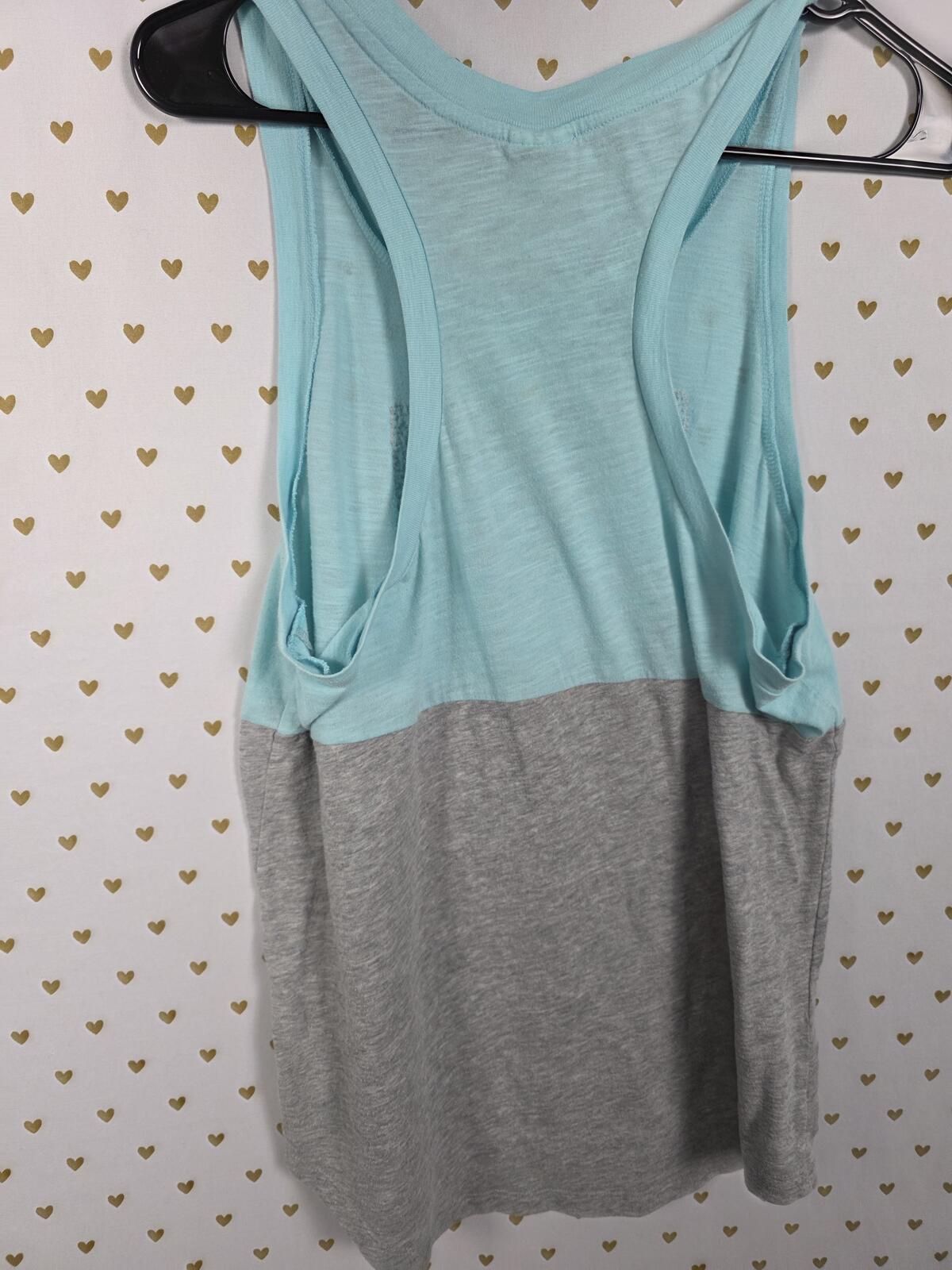 Victorias Secret PINK colorblock bling sequined tank top medium