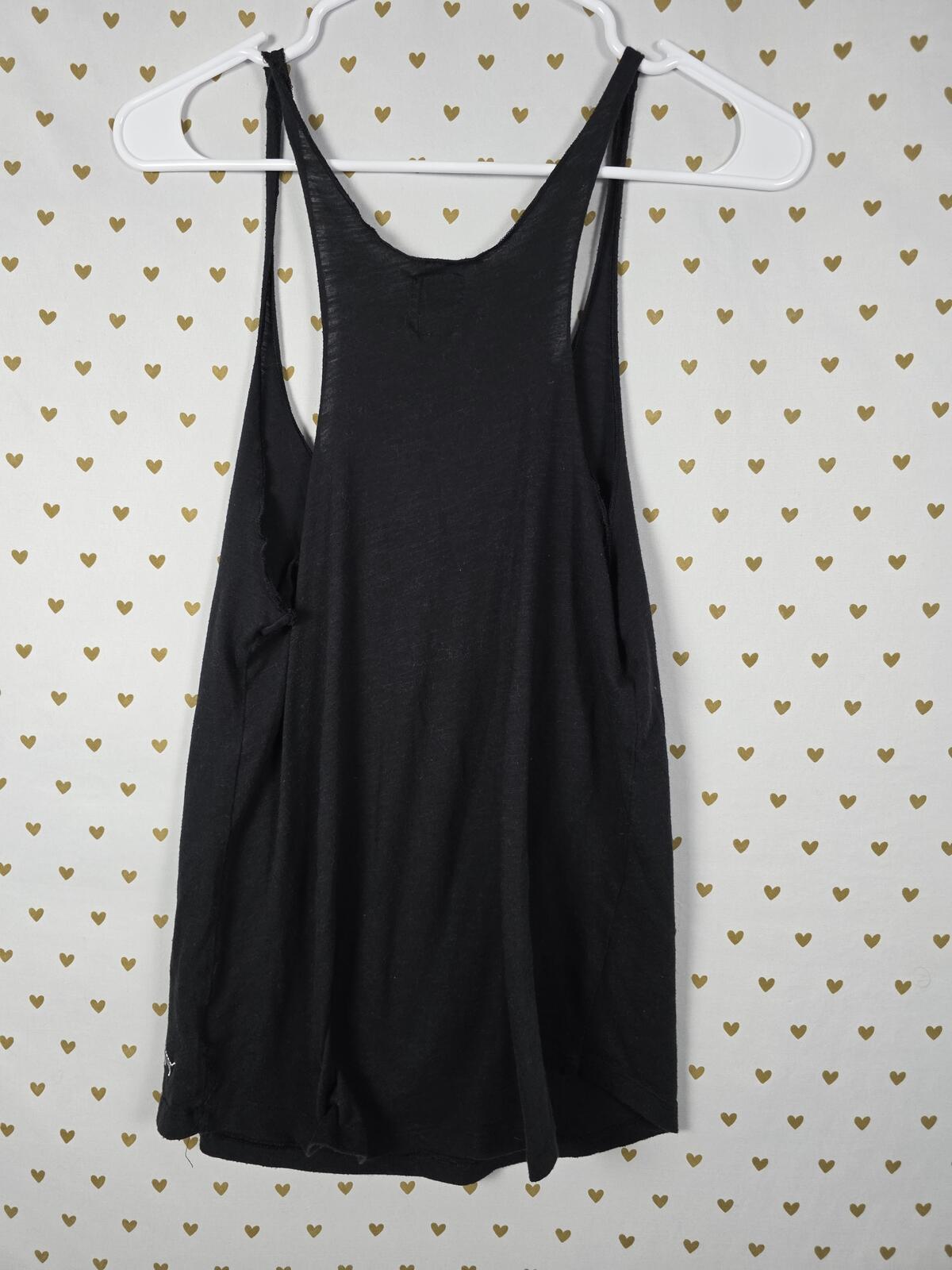 Vintage Victoria's Secret PINK Unwrap Me Silver Foil Racerback Sleep Tank Top L