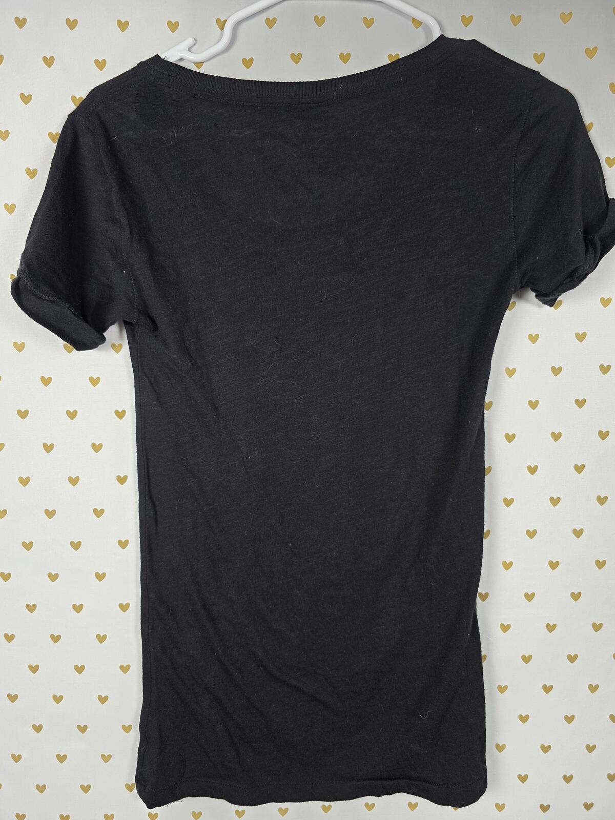 Victorias Secret PINK Rare HTF Vintage LEOPARD CHEETAH Logo Bling Tee Shirt XS