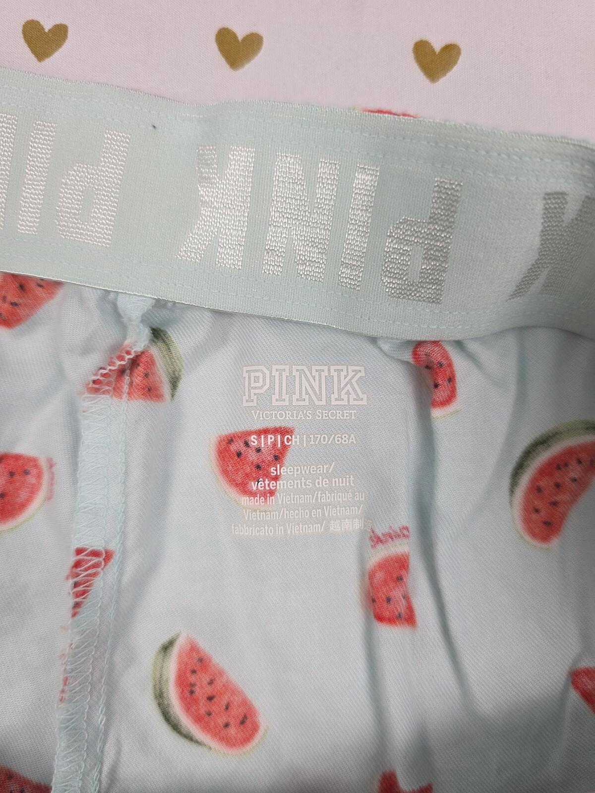Victorias Secret PINK Watermelon Small Sleep Shorts Boxers Pajama Bottoms