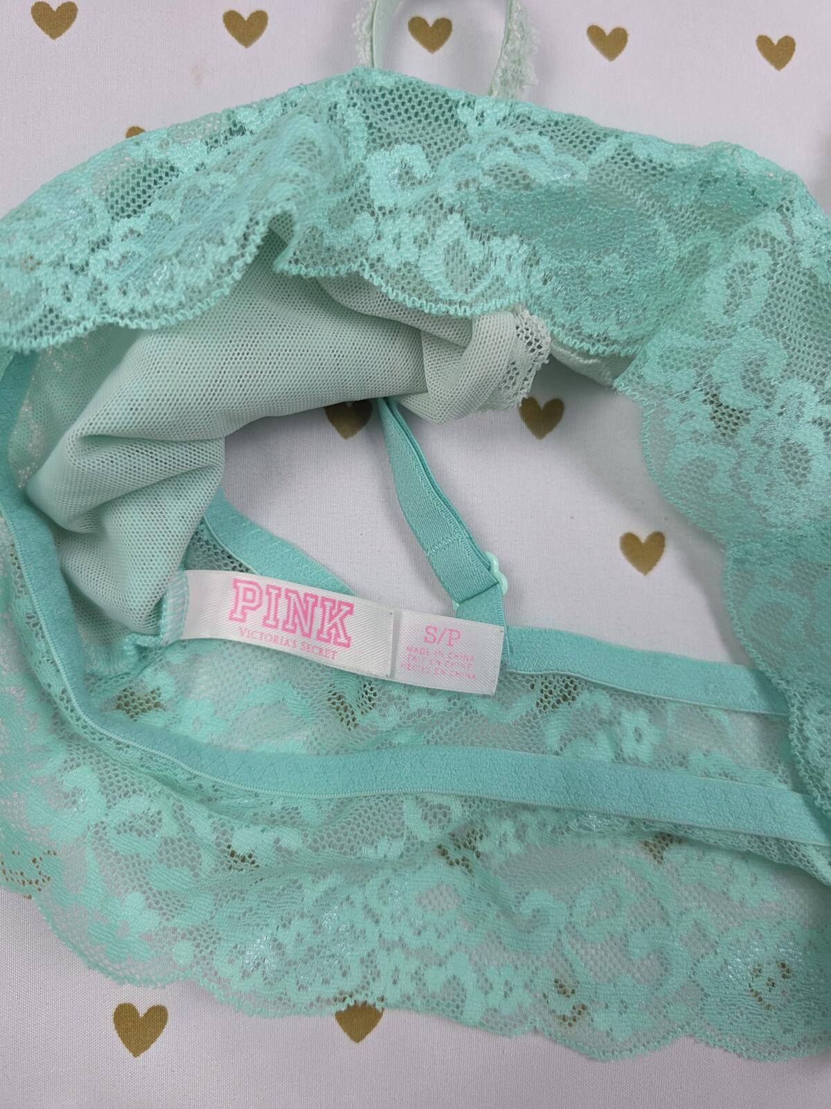 Victorias Secret Pink Gradient lace Small Bralette Bra Top Tank