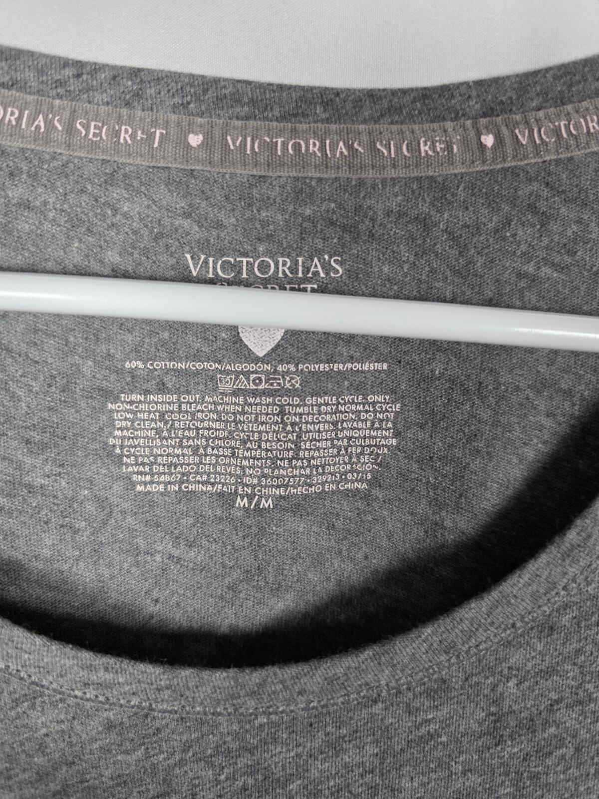 Victorias Secret Soft Worn in In Love Sleep Dress Nightgown Shirt MEDIUM