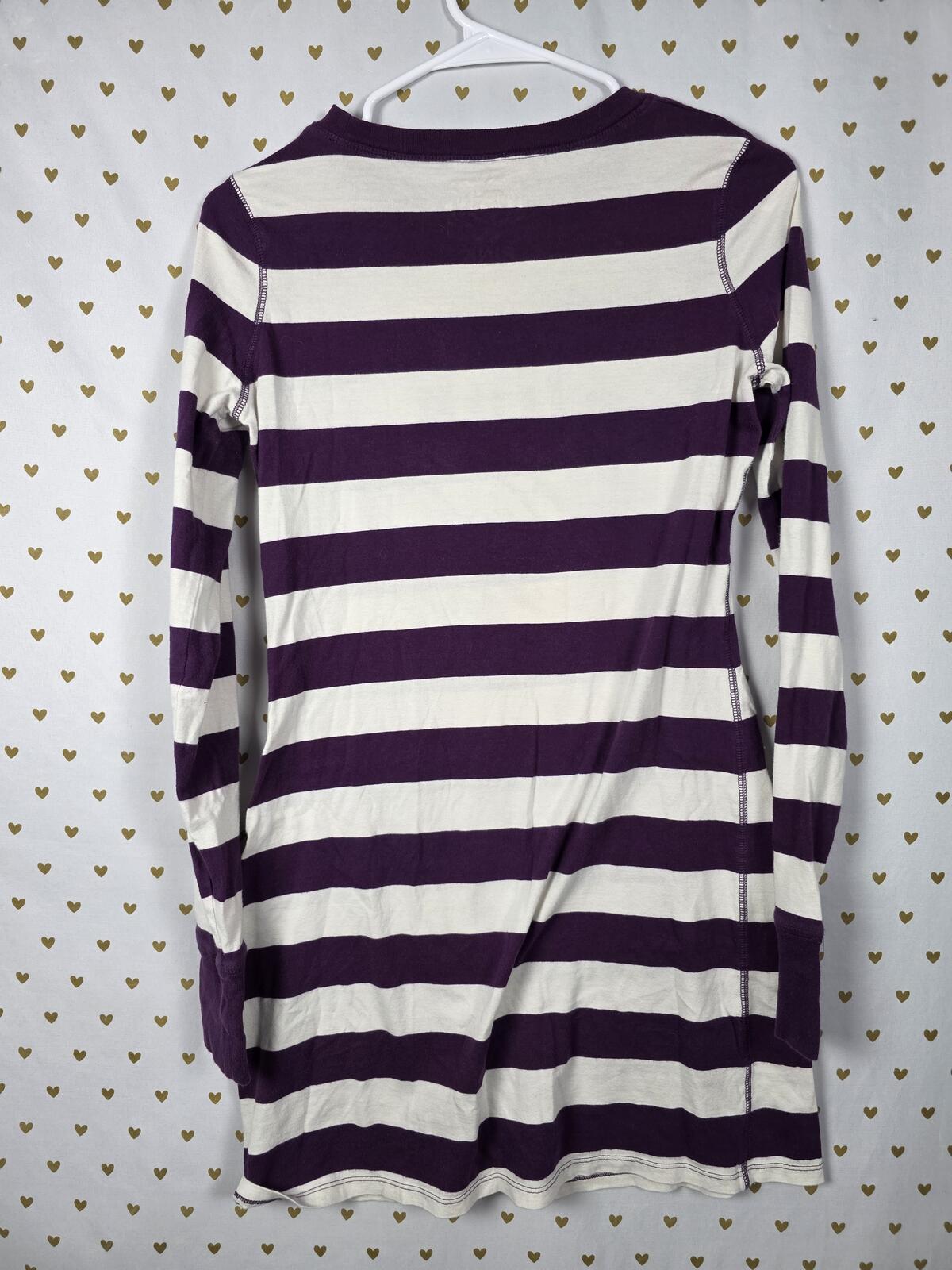 Victorias Secret PINK Vintage Striped Long Sleeve ROCK N ROLL Dress XS