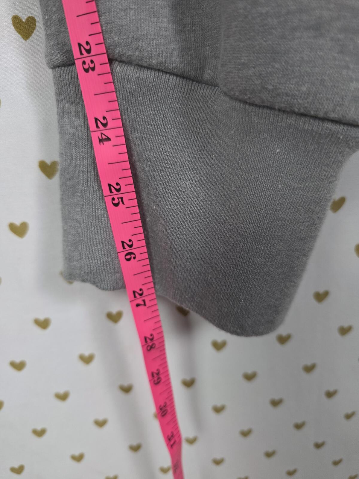PINK Victoria's Secret Rainbow Logo Slouchy Jogger Set Gray Large