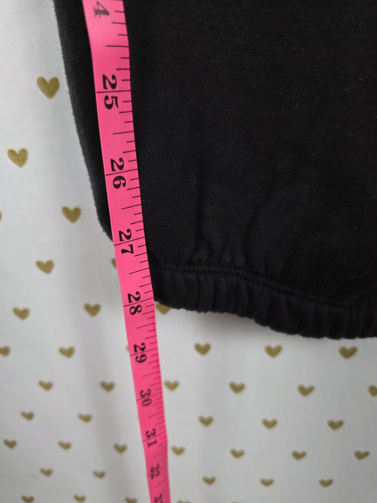 Victorias Secret Pink Bling Glitter Pullover Hoodie Sweater Sweats SET LARGE