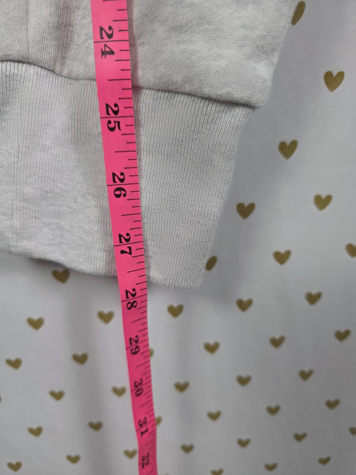 Victorias Secret Pink LOVE Embroidered Hoodie Jacket Sweatpants SET SMALL