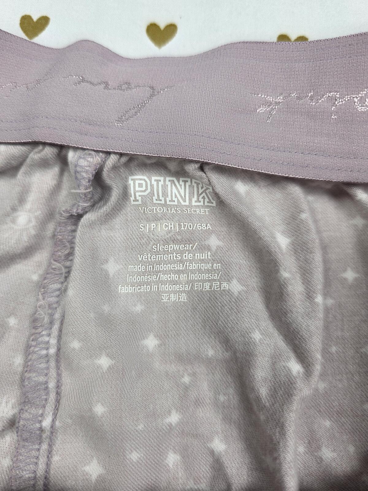 Victorias Secret PINK Stars Small Sleep Shorts Boxers Pajama Bottoms