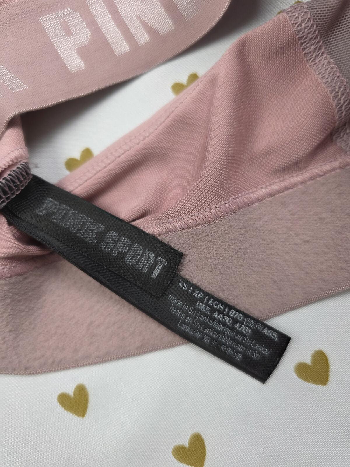 Victorias Secret Pink Active Sports Bra XS Bralette Bra Top Tank