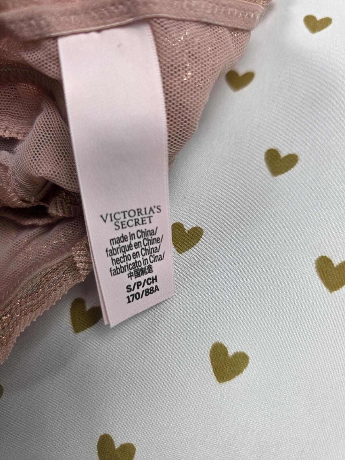 Victorias Secret Sexy Choker Bodysuit Teddy Thong Lingerie SMALL