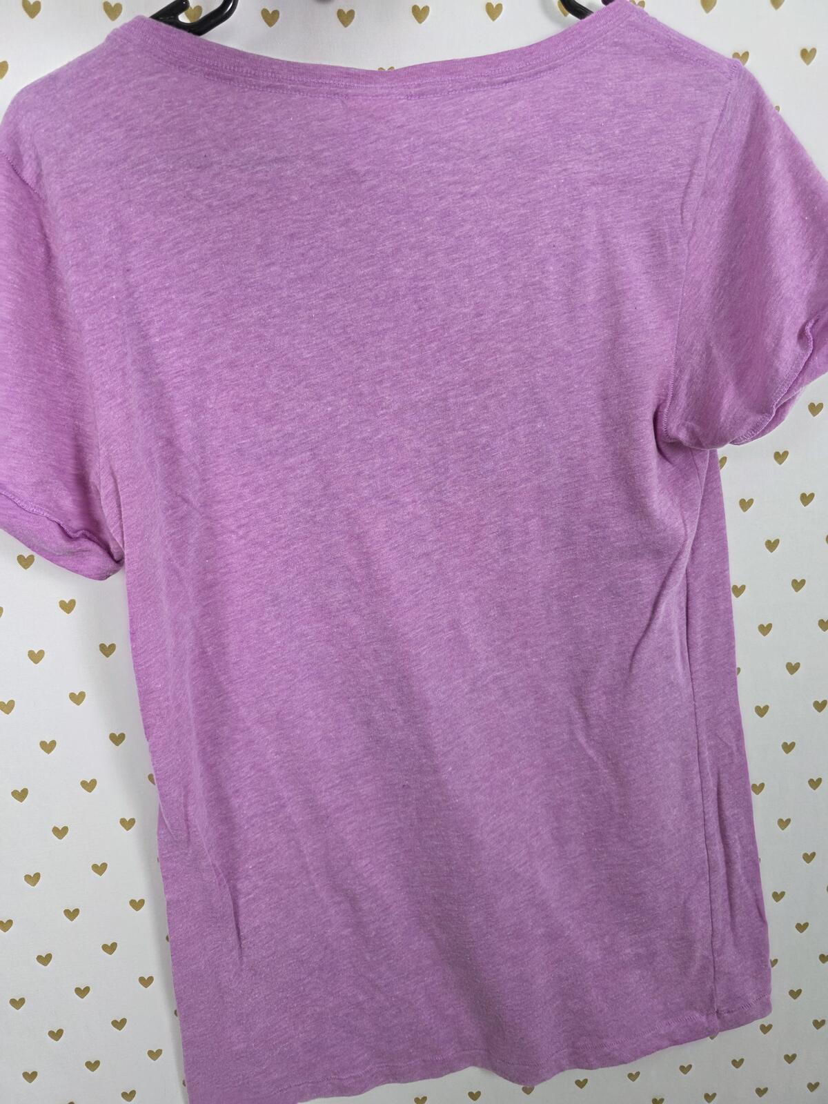 Victorias Secret PINK Large Vintage Bling Logo Y2k Tee shirt Purple