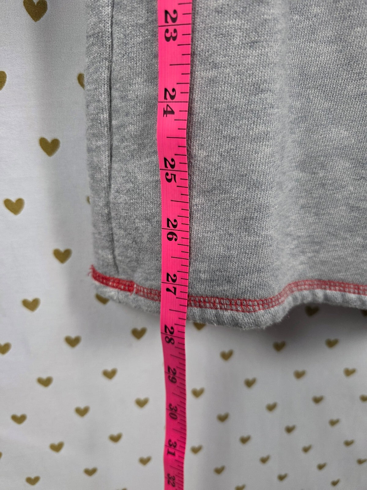 Frankies Bikinis x PINK Cherry Logo Sweatpants Gray Fleece Lounge Pants L