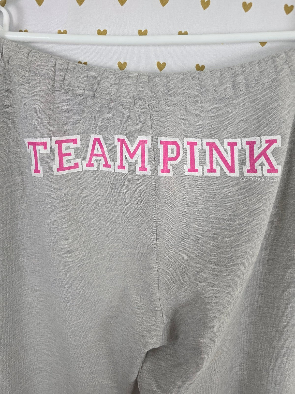 Victorias Secret PINK Team Vintage Y2k Grey Sweat Pants Sweatpants Large