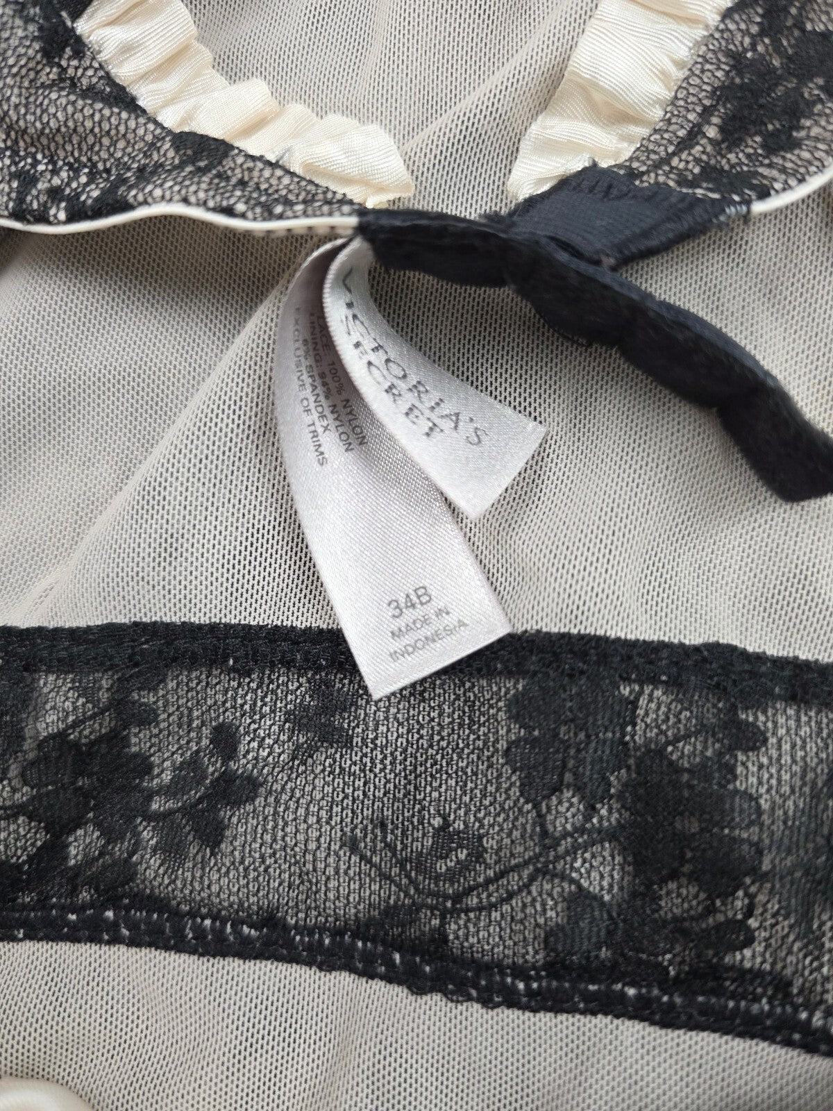 Victorias Secret Sexy French Maid Outfit Lingerie Underwire Push Up 34B Nightie