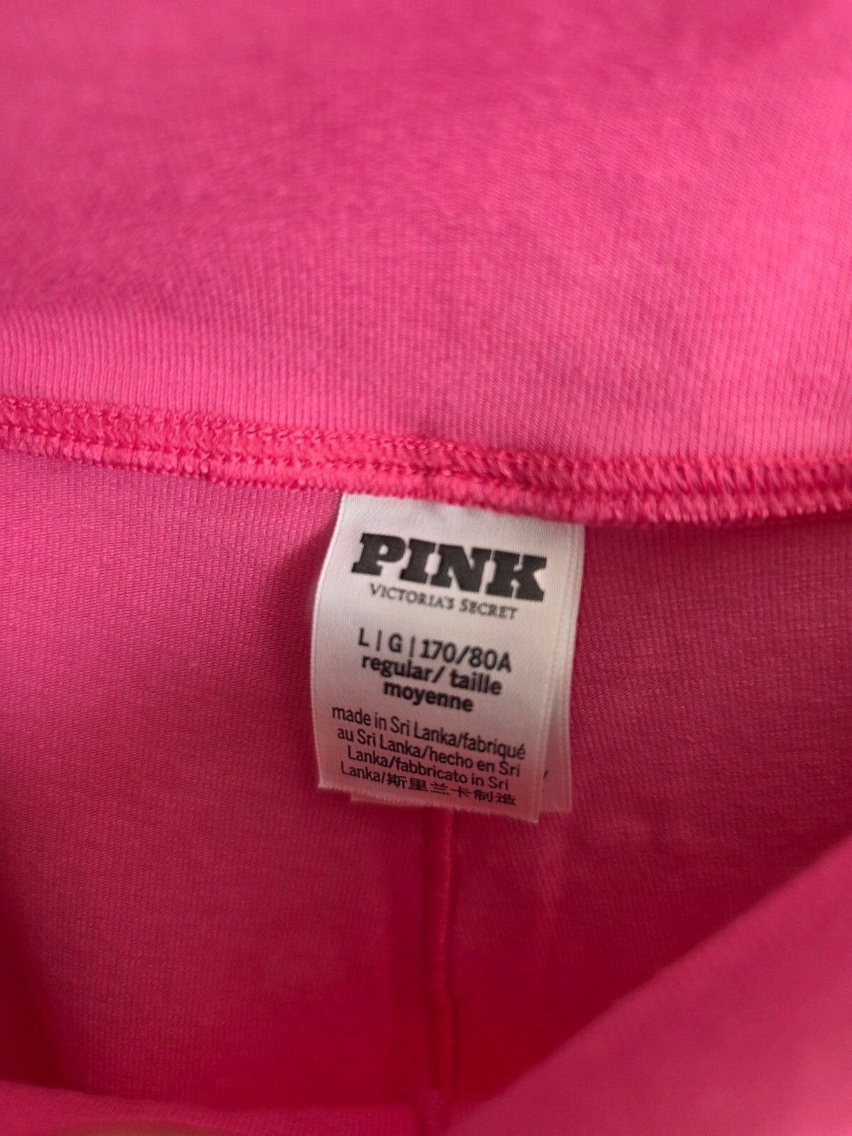 Victorias Secret PINK Bling Foldover Flare Yoga pants studded Large