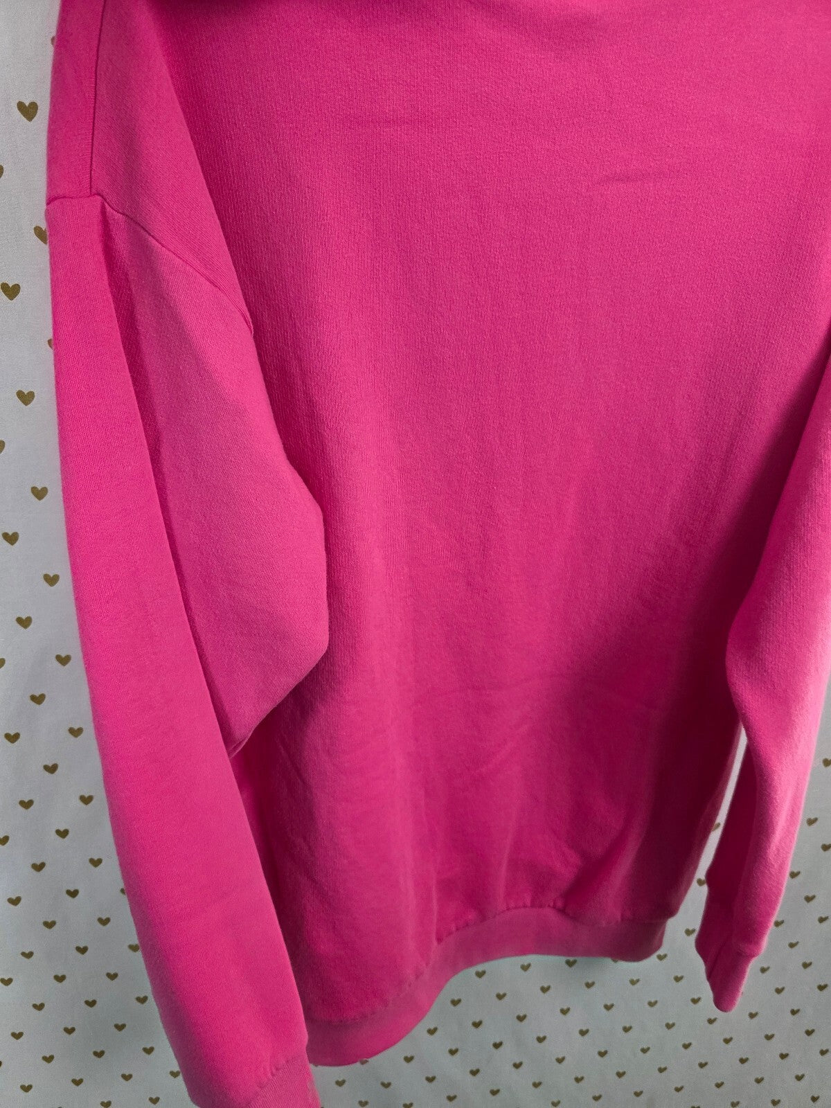 Victorias Secret Pink Leopard Cheetah logo Pullover Hoodie Sweater Oversized Sm
