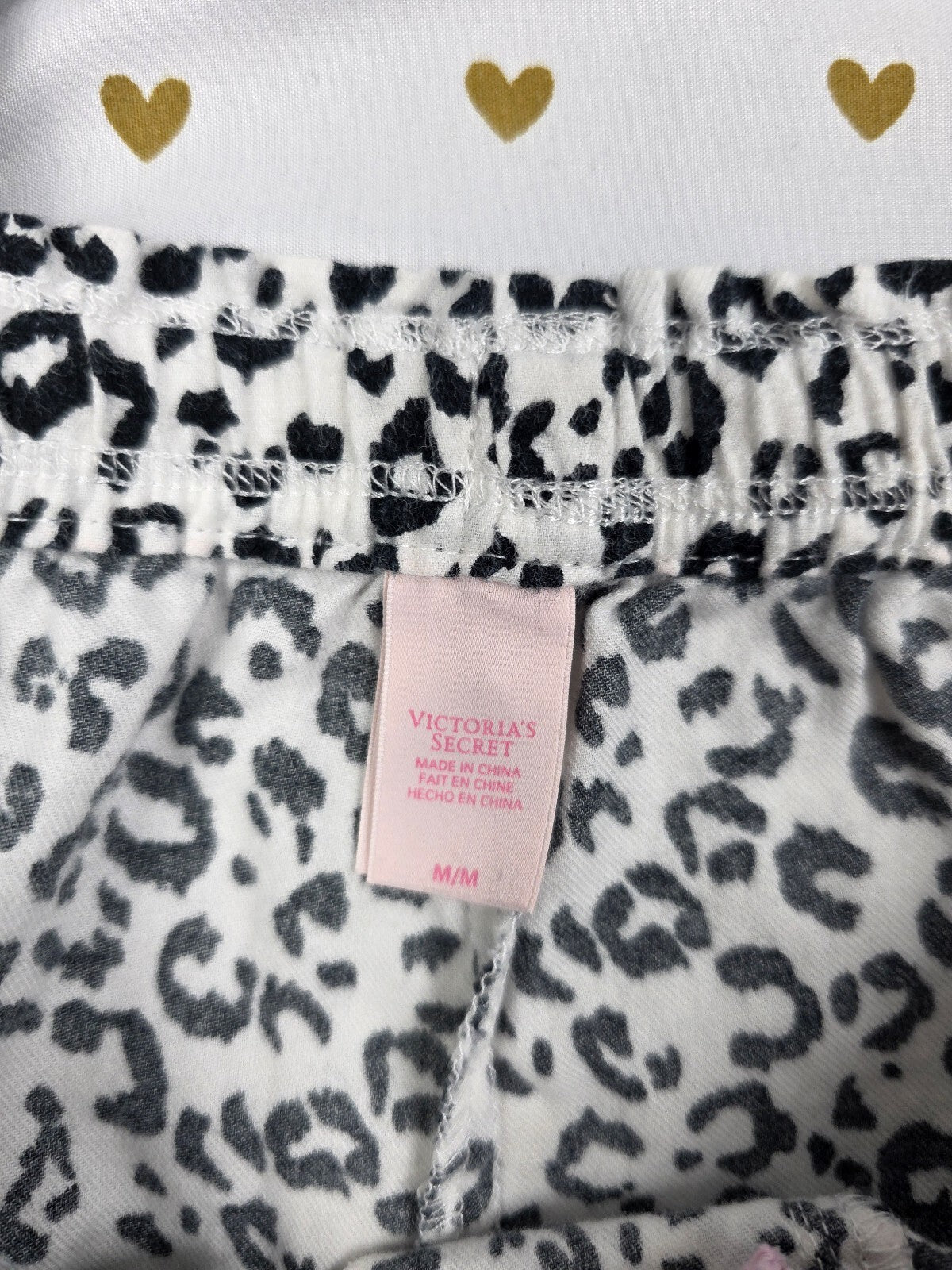 Victorias Secret Cheetah leopard Medium Sleep Pants Pajama PJ Bottoms