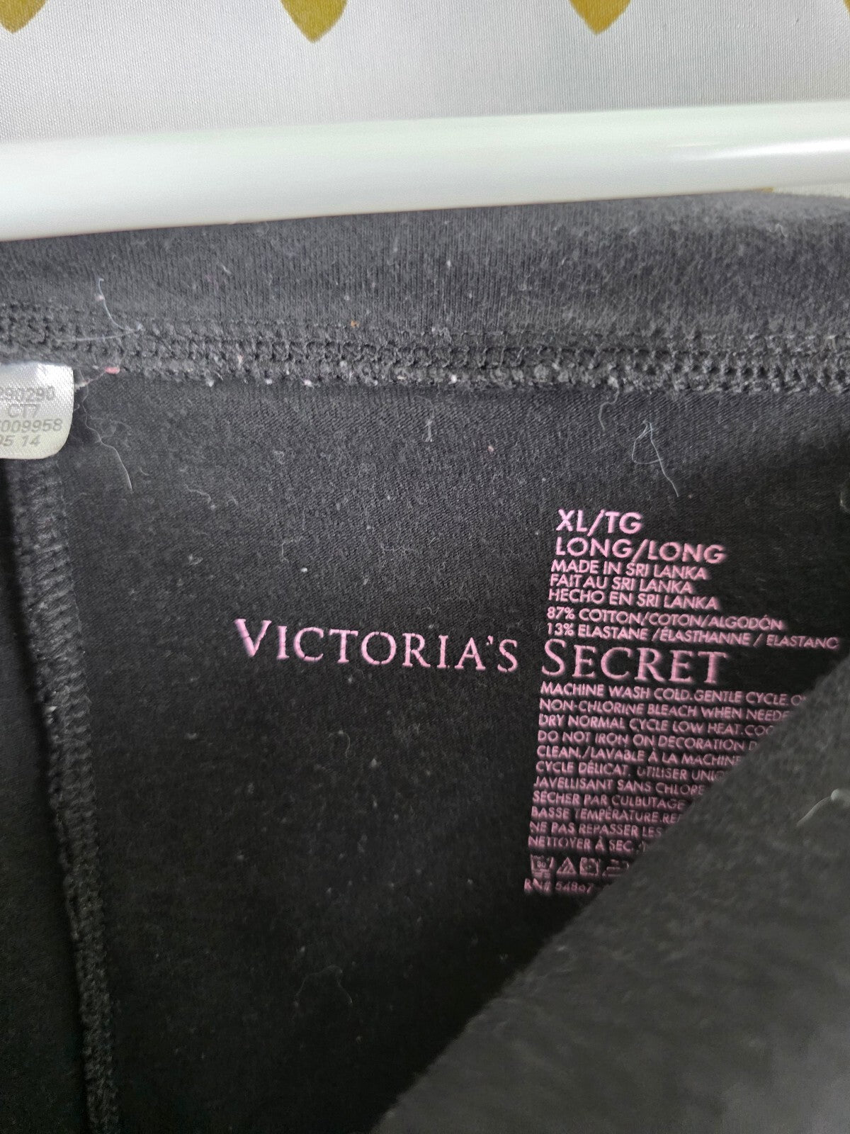 Victorias Secret Angels gold Bling Wings FOldover Yoga Pants XL LONG
