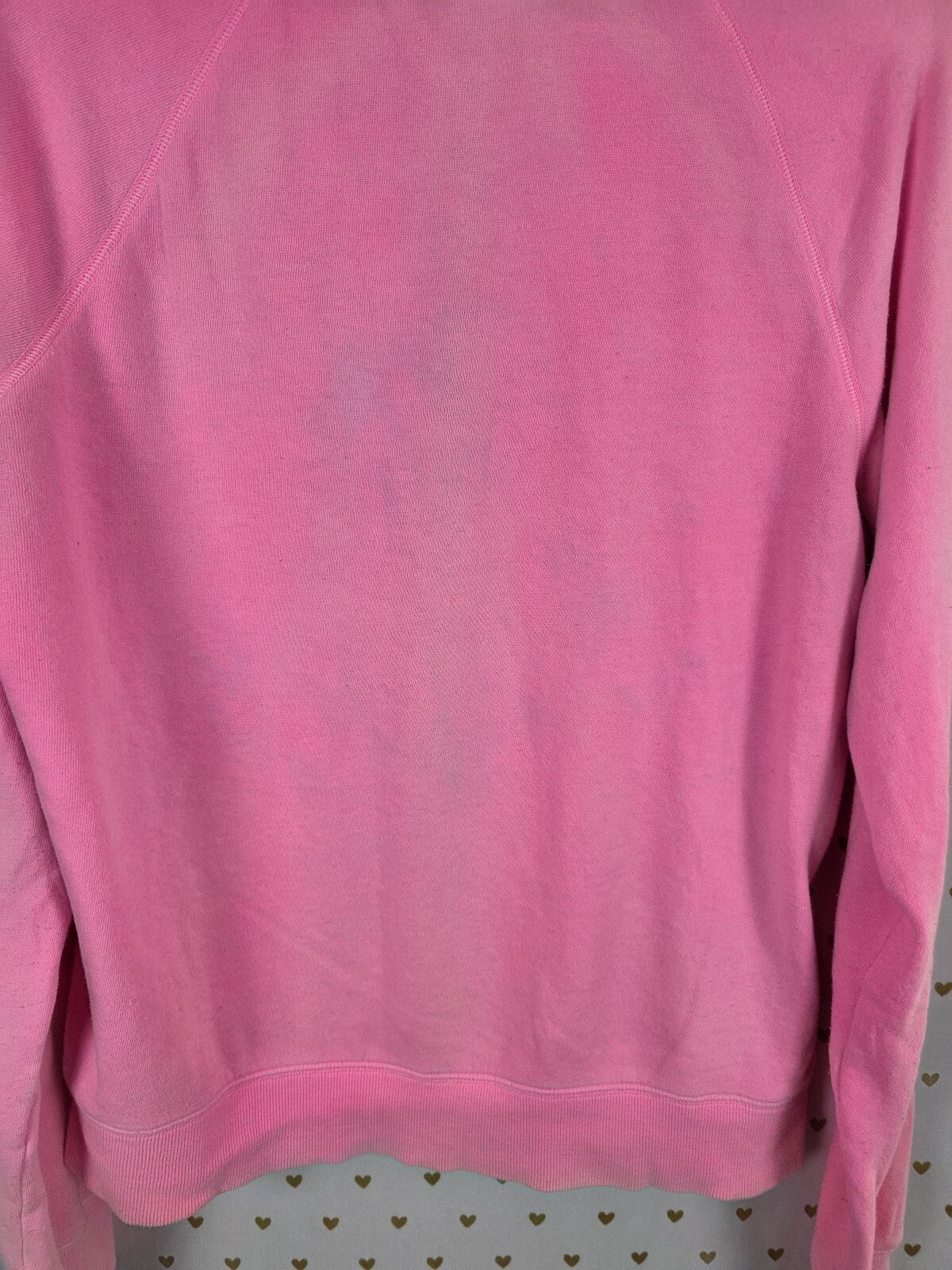 Victorias Secret Pink Love Vintage Full zip hoodie Jacket Large