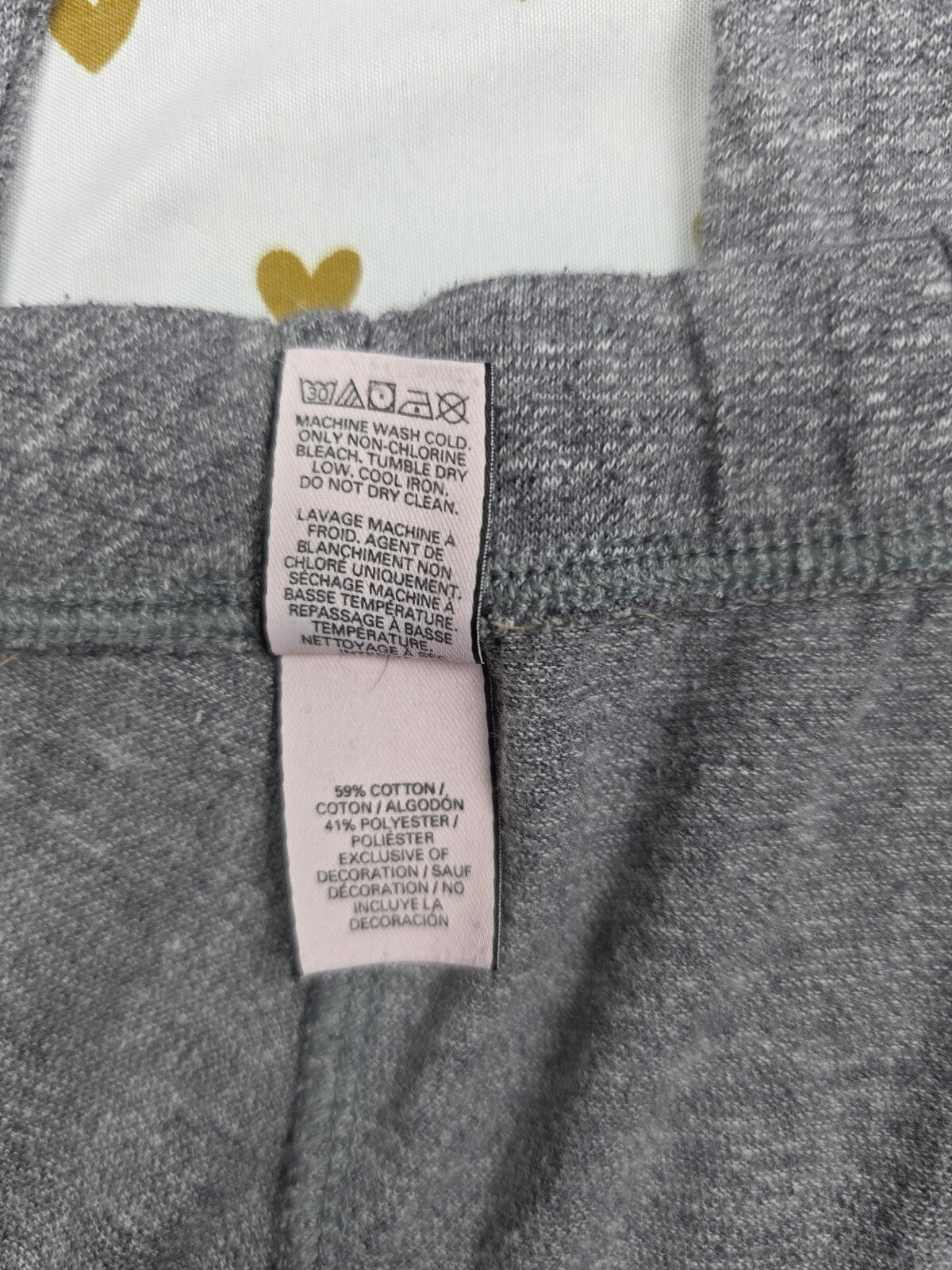 Victorias Secret Grey Medium Short Sleep Pants Pajama Bottoms Cotton